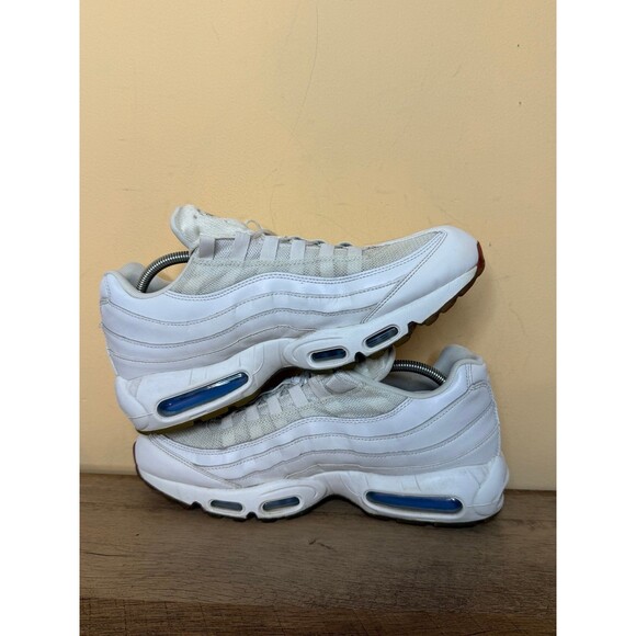 Nike Air Max 95 Essential Air Mens Sneakers Shoes Size 11 White Leather main image 6